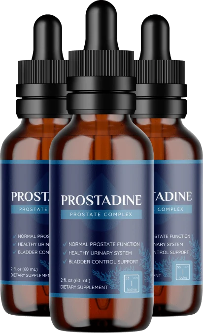 Three-bottle Prostadine package