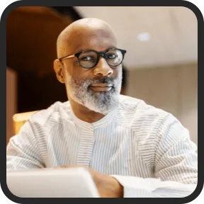 Mature man giving positive feedback about Prostadine prostate support formula